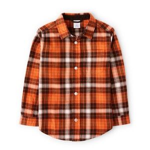 Gymboree Boys 18-24 Months Plaid Button Up Shirt - Harvest